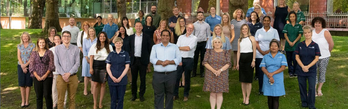 The Clinical Research Network Greater Manchester full team.
