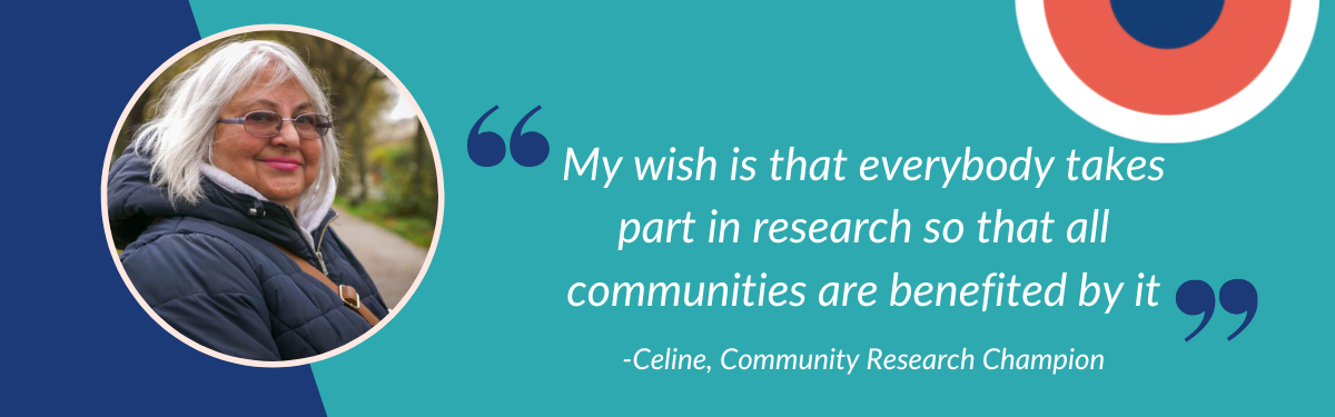 Celine community research champion