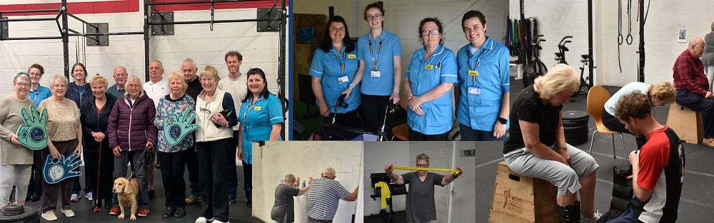 Photos from the BOOST intervention in North Devon - staff and trial participants