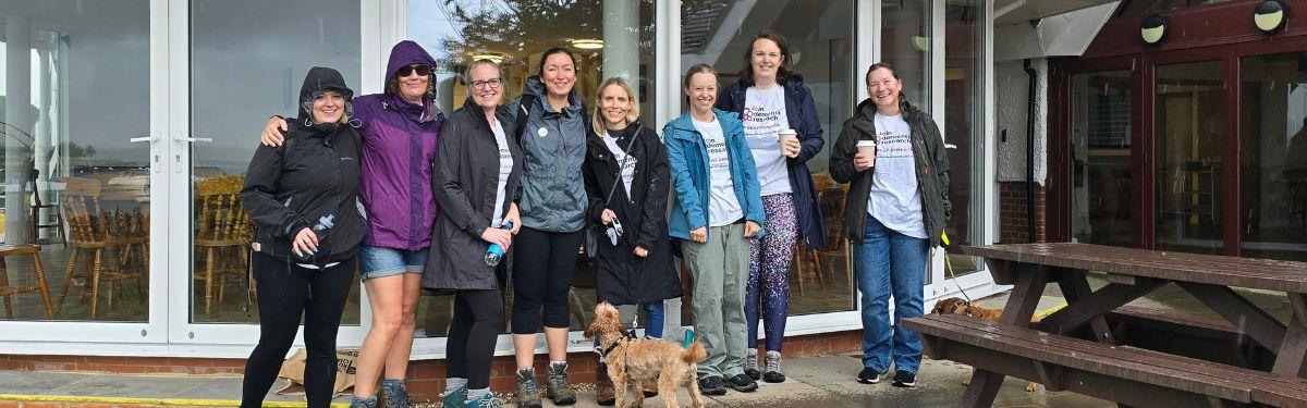 Image of CRN Wessex team ready for Walk for Dementia