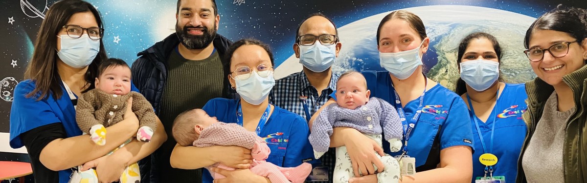 Rodrigues  triplets join RSV research study HARMONIE
